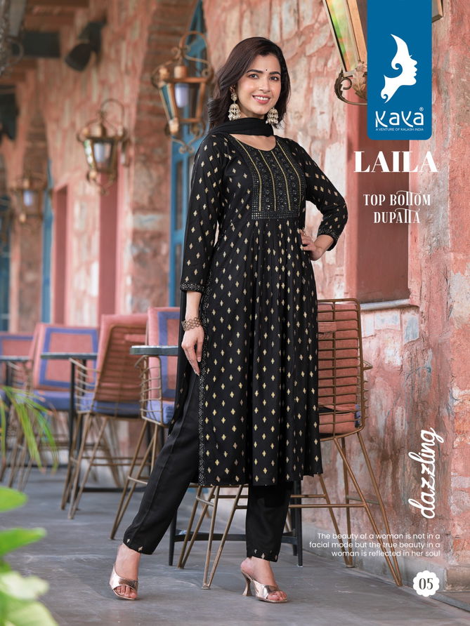 Kaya Laila Designer Readymade Suits Catalog
